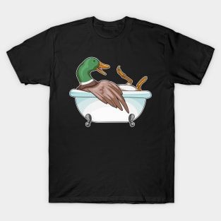 Duck Bathe Bathtub T-Shirt